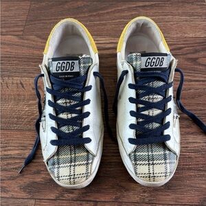 Golden Goose Superstar Tartan Plaid Sneakers Size 36/ US6 - GGDB Private Edition